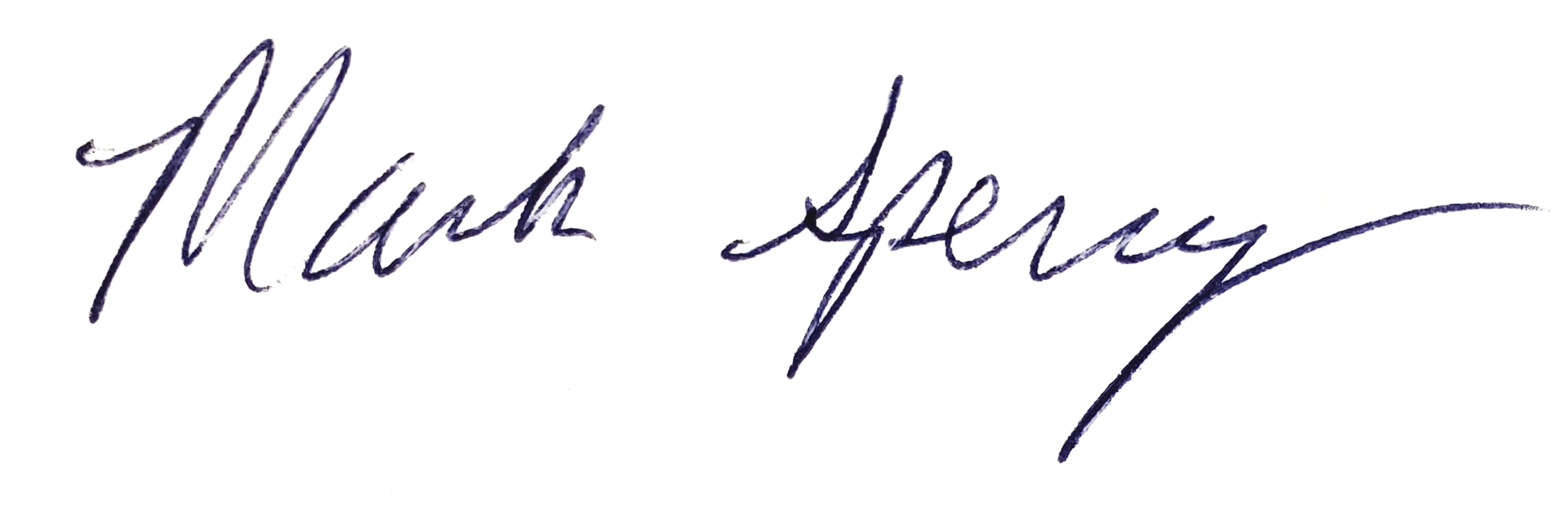 Mark Sperry's signature